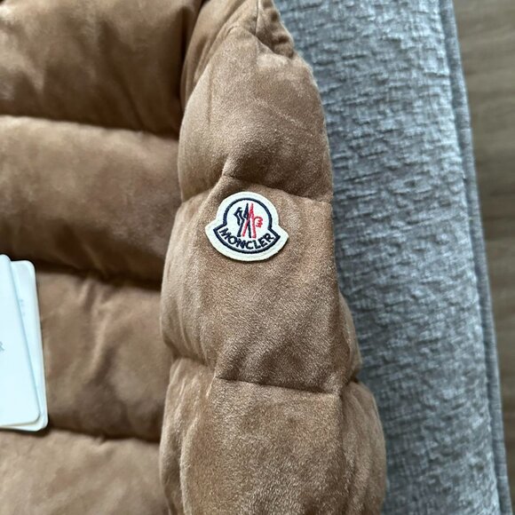 Moncler Women's Tan and Brown Jacket - Picture 2 of 4